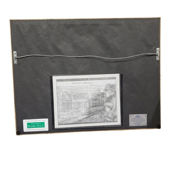 Framed Giclee Print Opening Night at the Hippodrome Signed 6/500 Kenny Cramer - Picture 13 of 16